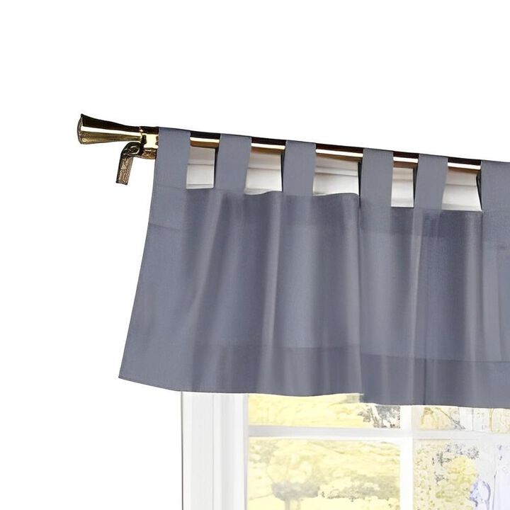 Commonwealth Thermalogic Weather Insulated Cotton Fabric Tab Valance - 40"x15" - Natural
