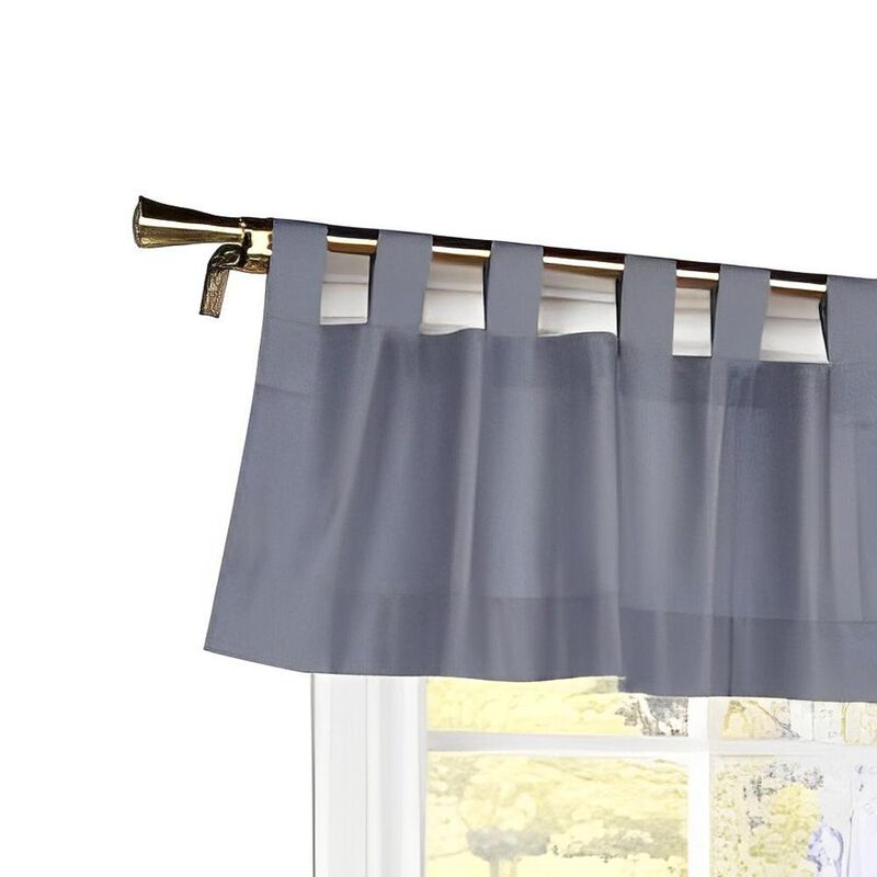 Commonwealth Thermalogic Weather Insulated Cotton Fabric Tab Valance - 40"x15" - Natural