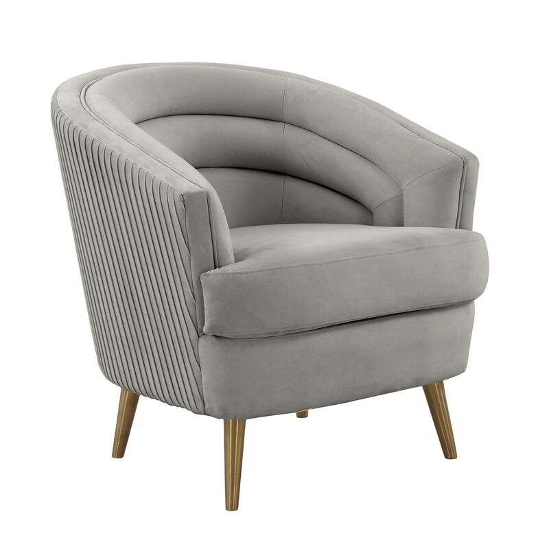 Jules Velvet Accent Chair by Inspire Me Home Decor