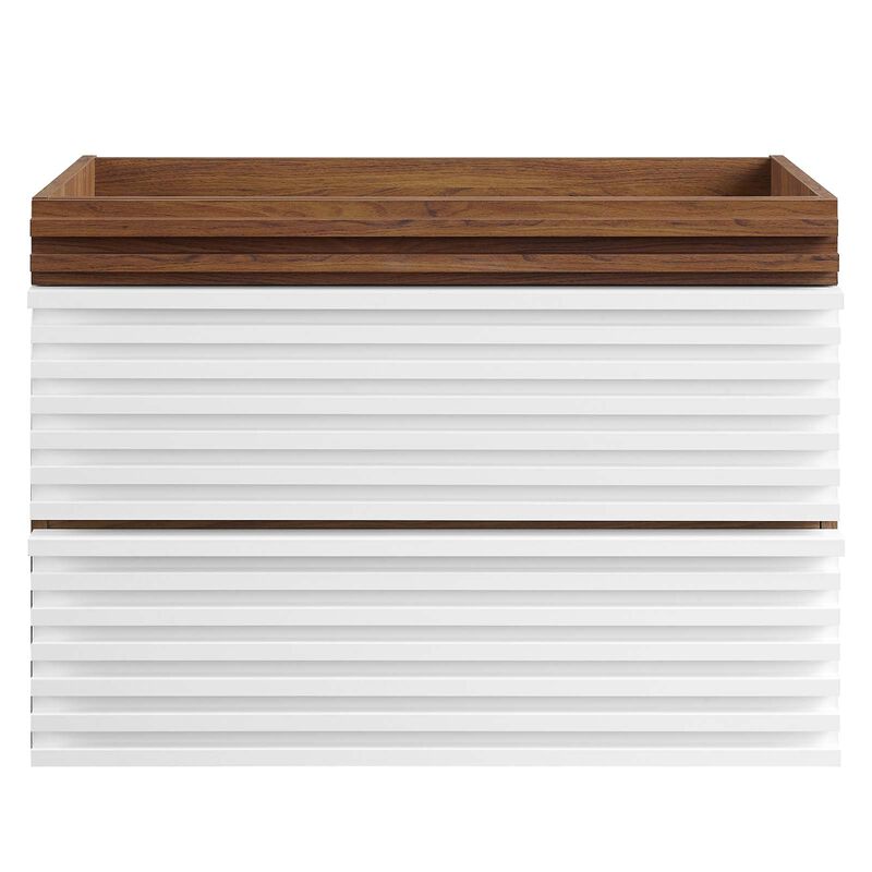 Render 30" Wall-Mount Bathroom Vanity Cabinet (Sink Basin Not Included)