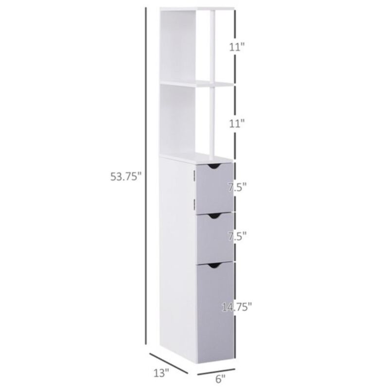 Bathroom Storage Cabinet with Shelves & Doors for Space-Saving Organization & Stylish Décor