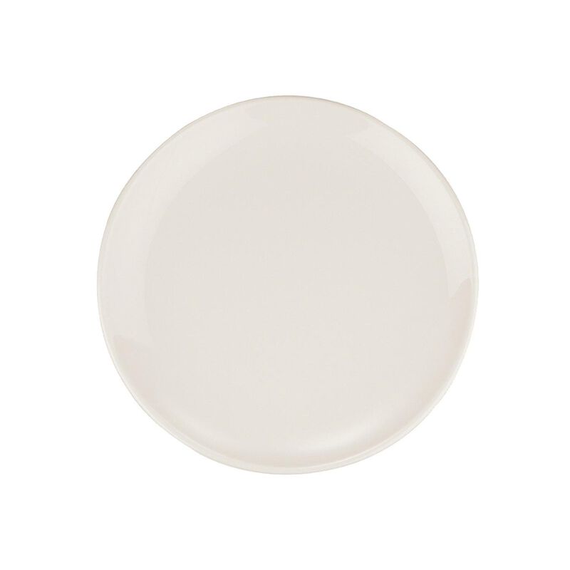 Gourmet dia.6.75" Round Warm White Porcelain Plate (Set of 4)