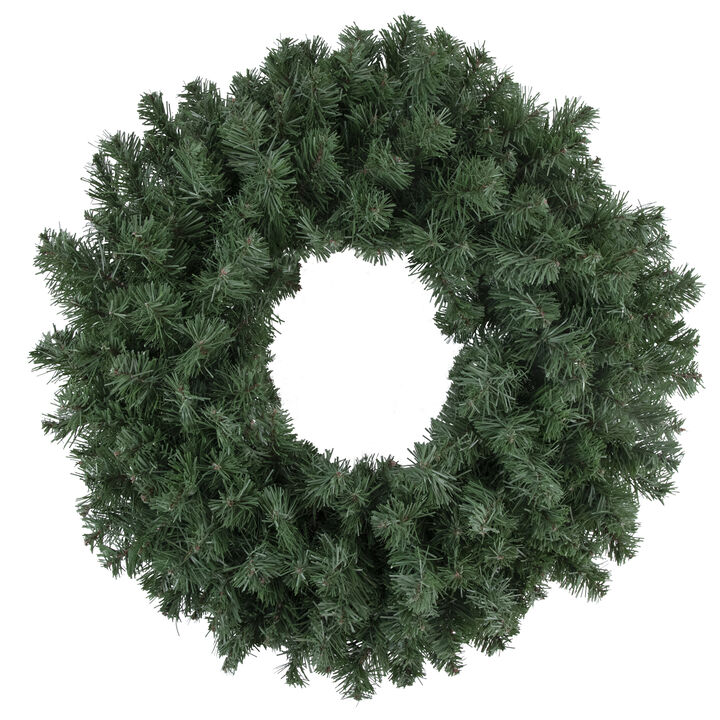 Colorado Spruce Artificial Christmas Wreath  24-Inch  Unlit