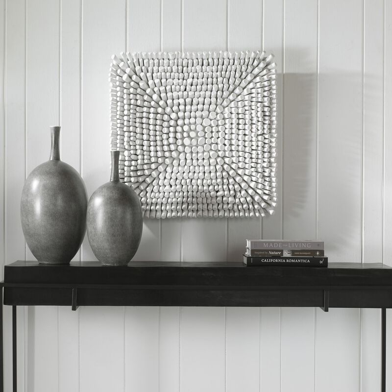 Portside Wood Wall Panel White