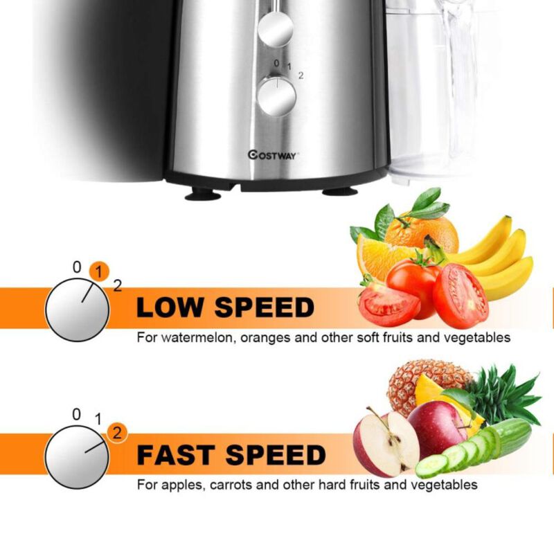 Hivvago 2 Speed Electric Juice Press for Fruit and Vegetable