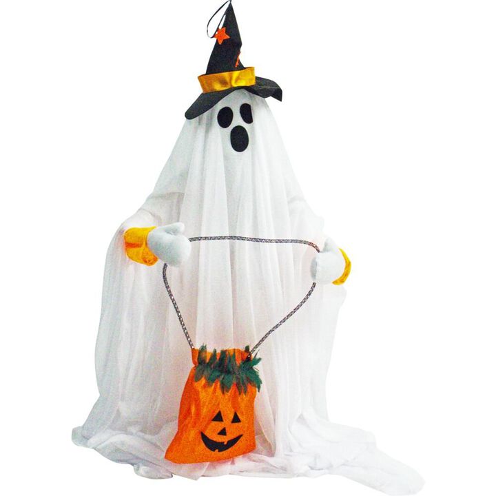 Haunted Hill Farm 35 Standing Ghost, Animation, Lights, Sound