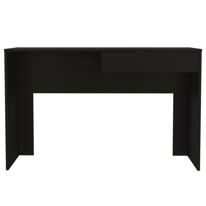 DEPOT E-SHOP Acanto 1 Drawer Writing Computer Desk, Black