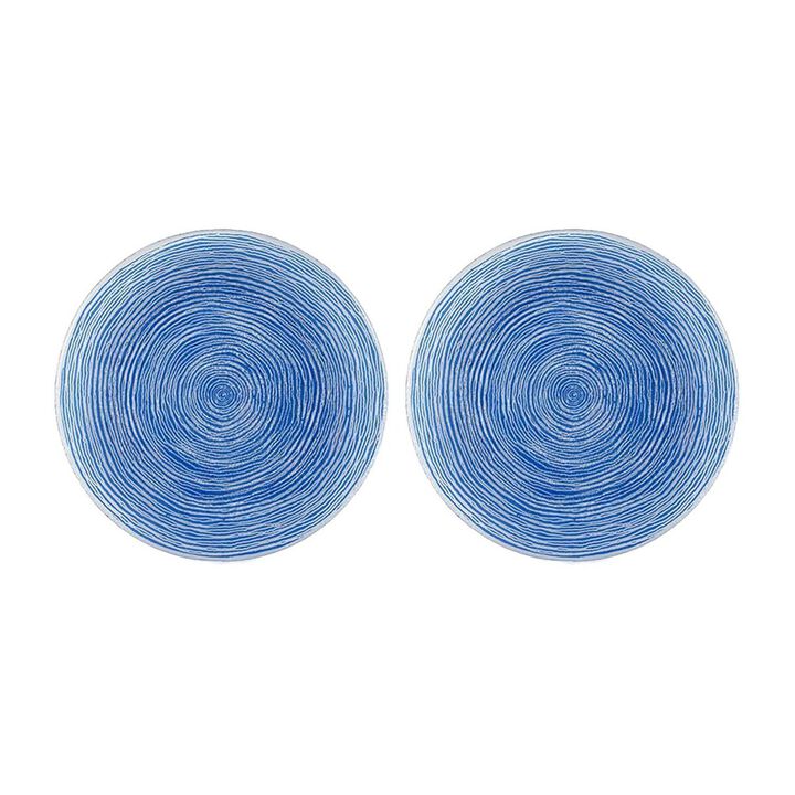 Glass Dinnerware dia.7.75" Round Glass Plate (Set of 2)