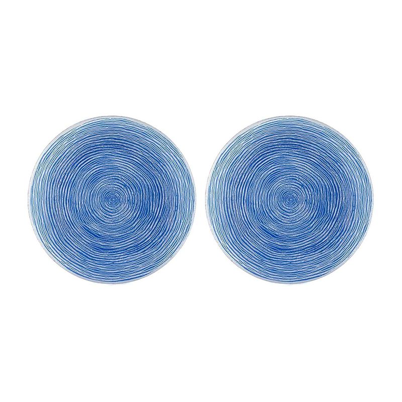 Glass Dinnerware dia.7.75" Round Glass Plate (Set of 2)