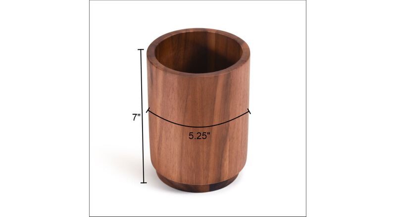 Rotating Lazy Susan Utensil Holder - Medium