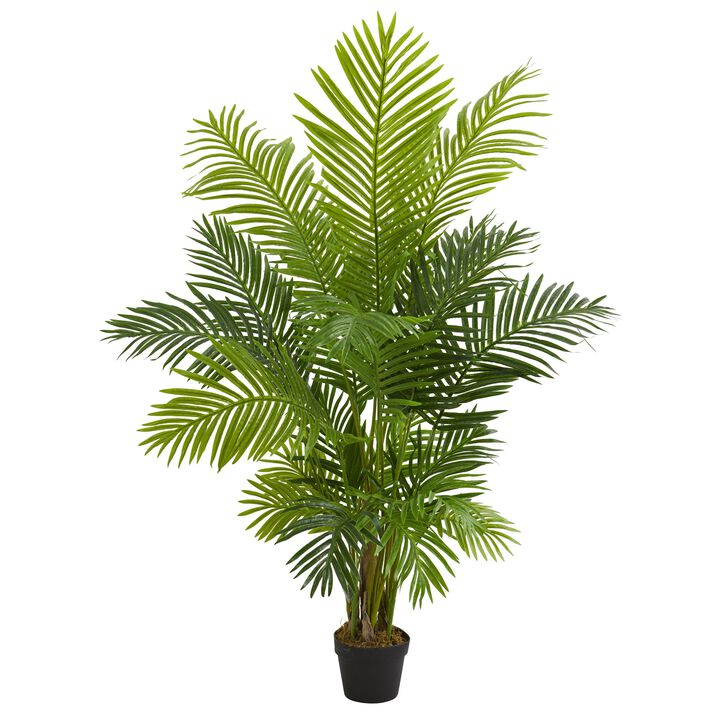 Hivvago 5 Feet Hawaii Palm Artificial Tree