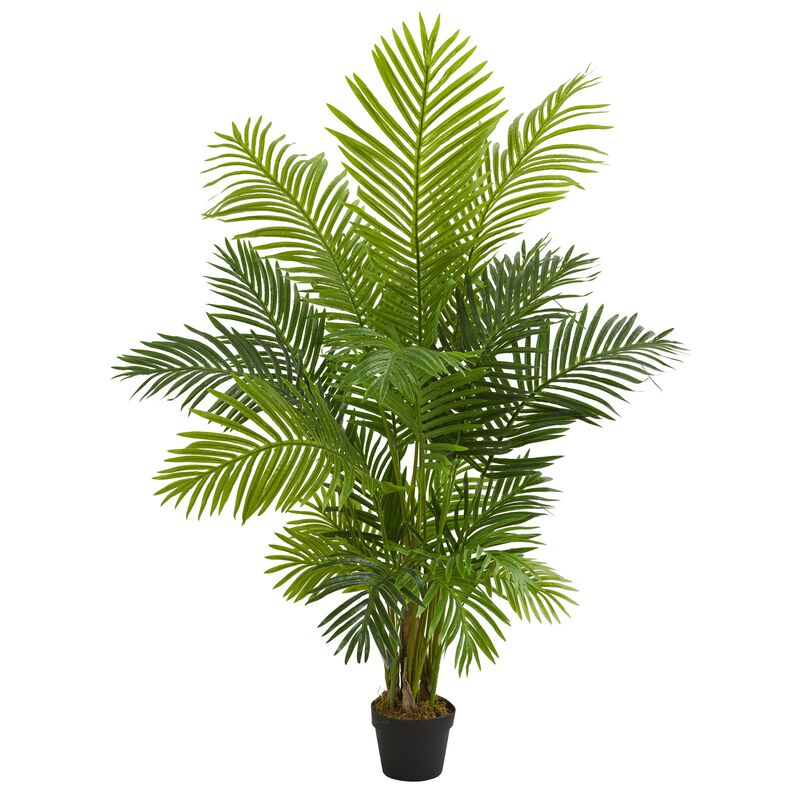 Hivvago 5 Feet Hawaii Palm Artificial Tree