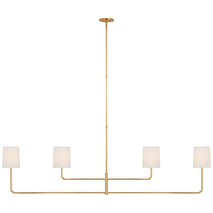 Go Lightly 70" Four Light Linear Chandelier