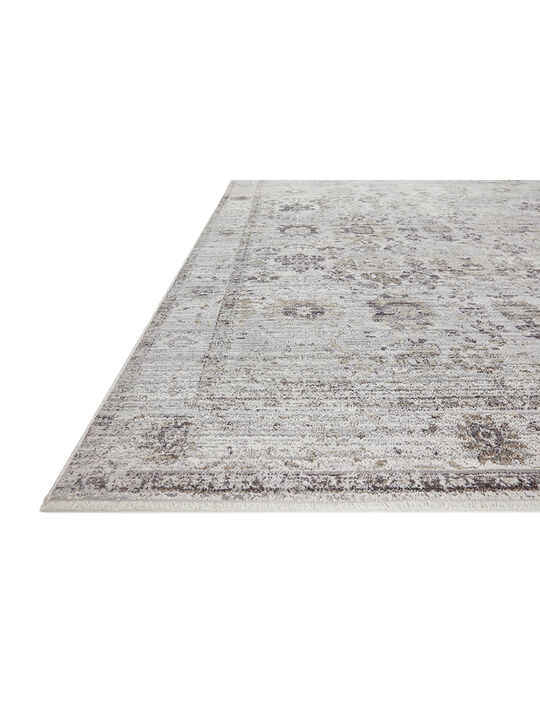 Bonney BNY06 Stone/Charcoal 18" x 18" Sample Rug