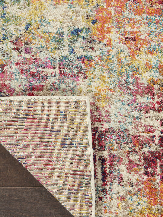 Celestial CES13 Pink/Multicolor 2'2" x 7'6" Rug