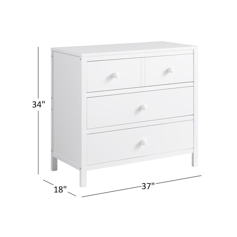 Oxford Baby Soho Baby Essential 3Dr Rta Dresser White