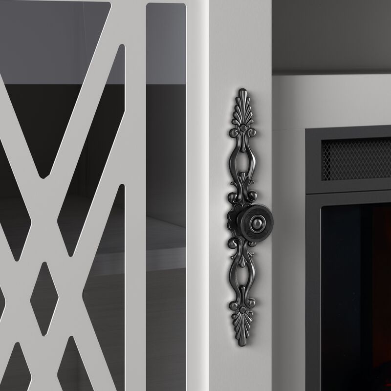 FESTIVO Elegant 61" TV Stand with Fireplace