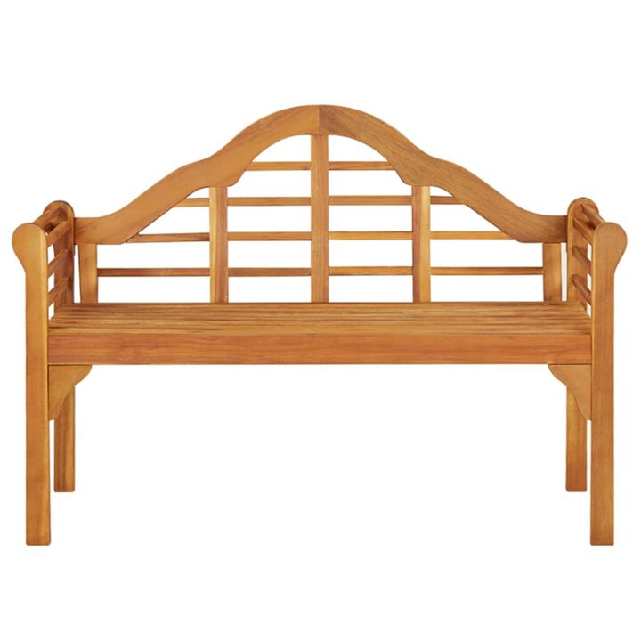vidaXL Patio Bench 49.2" Solid Wood Acacia