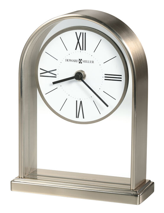 Howard Miller 645826 Howard Miller Jefferson Tabletop Clock 645826 Nickel