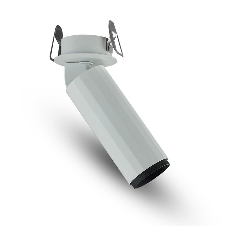 VONN Lighting LED Adjustable Flush Mounted Spotlight, Stock Item Beam Angle 36, White