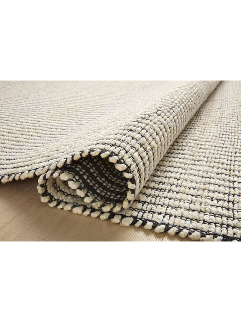 Colton Ivory/Black 9' x 12' Rug