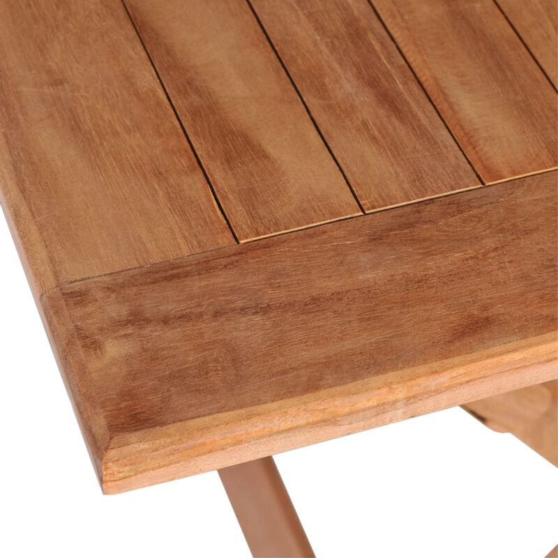 vidaXL Folding Garden Table 47.2"x27.6"x29.5" Solid Teak Wood