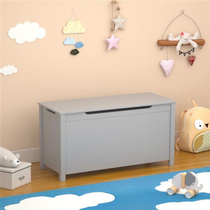 Kids Wooden Toy Box – Spacious Storage Chest for Toys, Books & Clothes