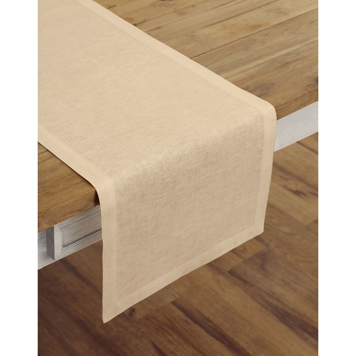 Solino Home 100% Pure Linen Table Runner | Fete for Valentine;s
