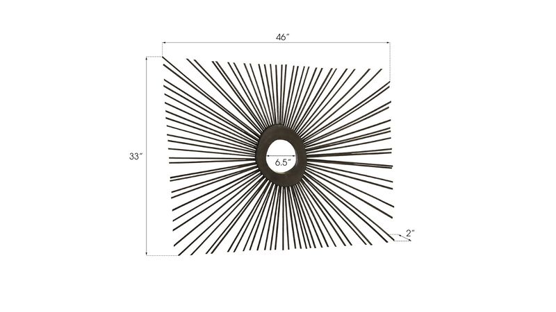 Spoke Square Mirror