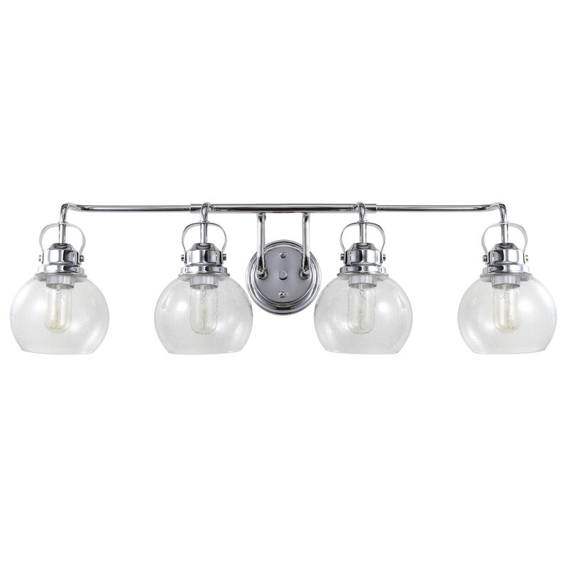 Shirley Metal Bubbled Glass Vanity Light