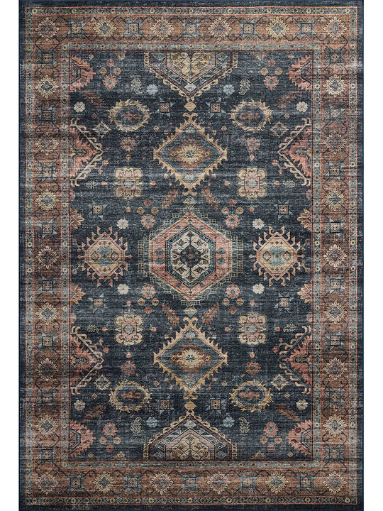 Anniston ANN03 Denim/Sunset 7'6" x 9'6" Rug by Loloi II