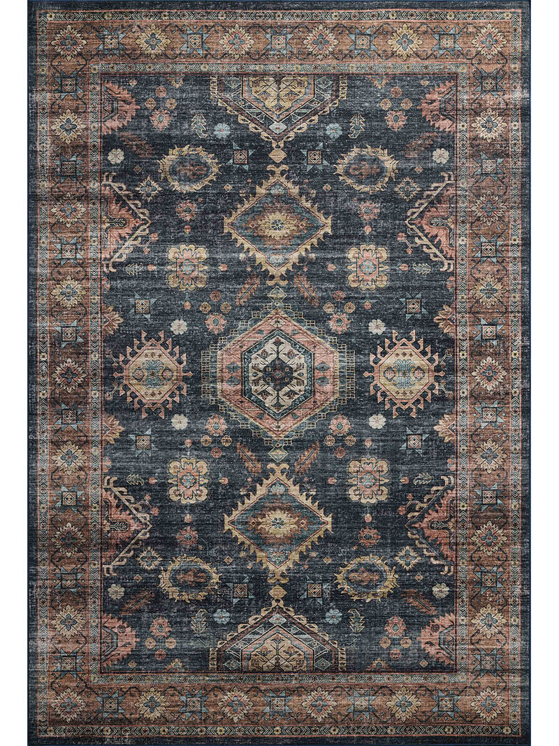 Anniston ANN03 Denim/Sunset 7'6" x 9'6" Rug by Loloi II