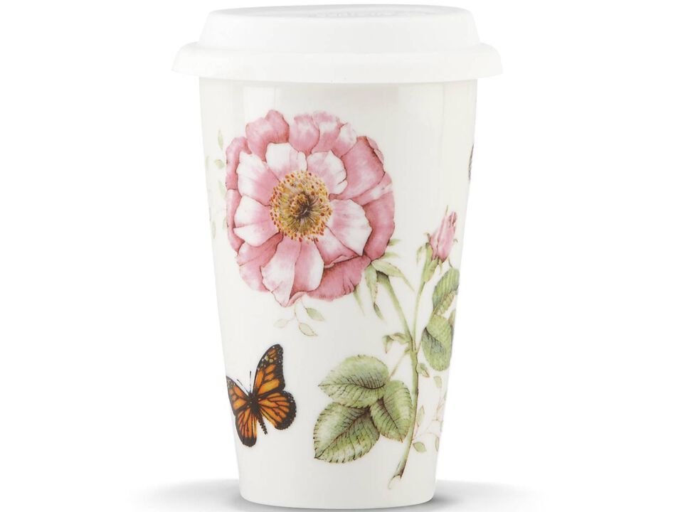 Lenox Butterfly Meadow Flutter Thermal Travel Mug