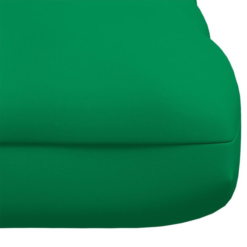vidaXL Pallet Sofa Cushion Green 47.2"x31.5"x4.7"