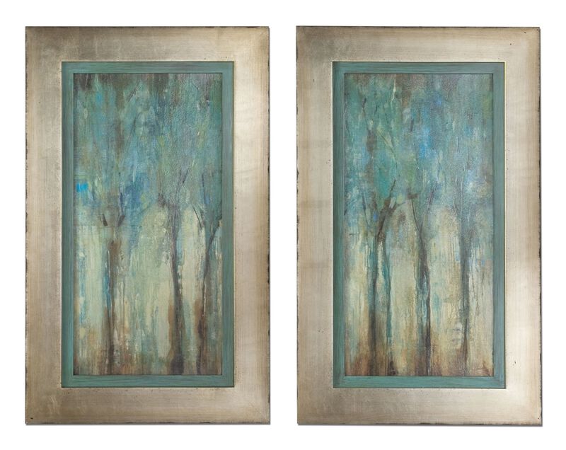 Uttermost Whispering Wind Framed Art, S/2