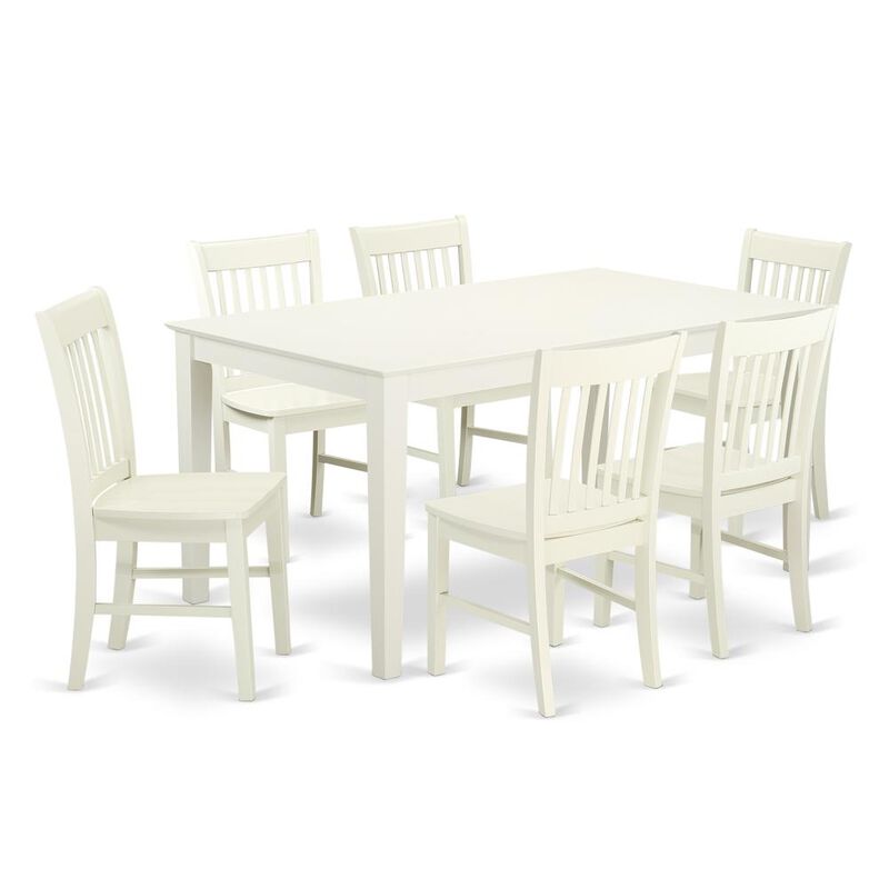 Dining Room Set Linen White