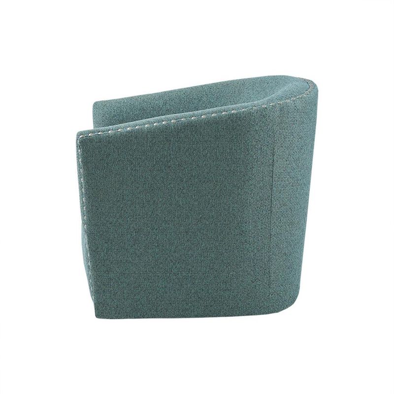 Belen Kox Indigo Teal Swivel Chair, Belen Kox