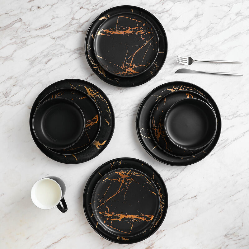 Stone Lain Zora Porcelain 32 Piece Dinnerware Set