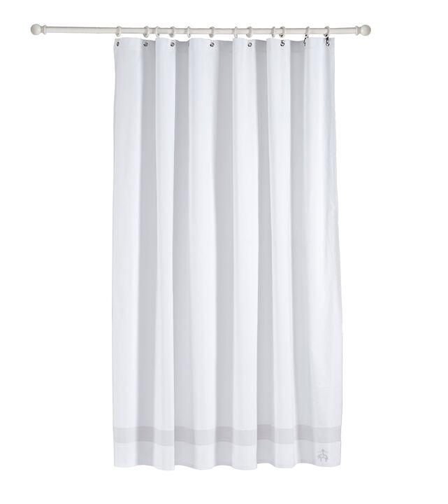 Brooks Brothers Ottoman Rolls Shower Curtain