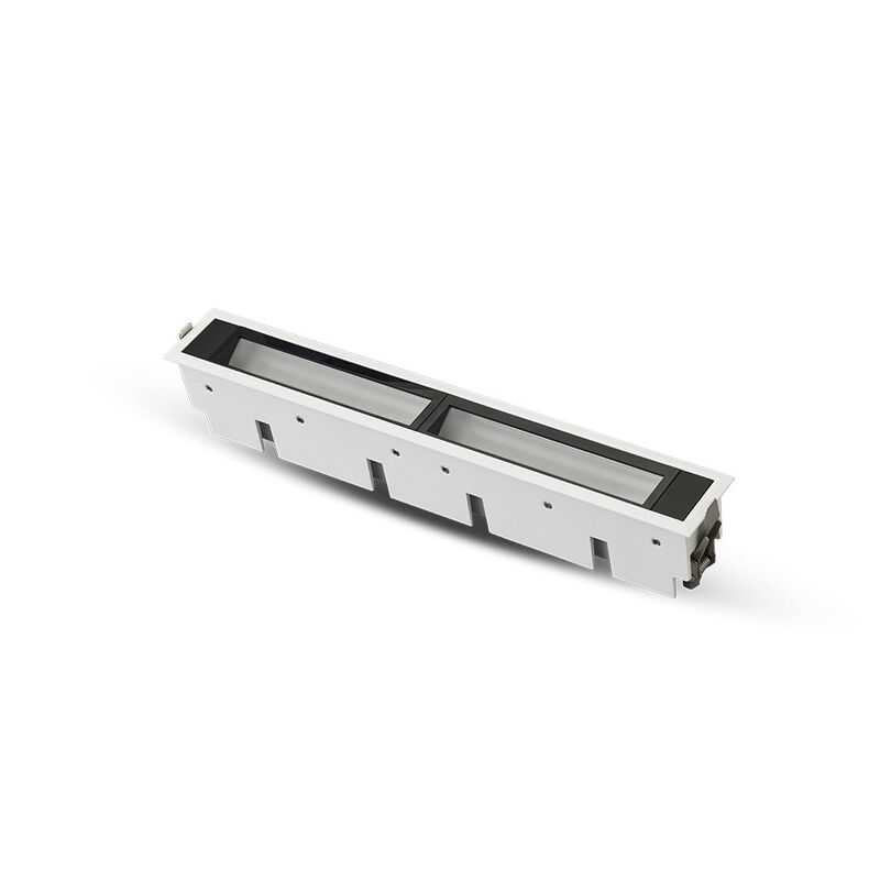 VONN Lighting LED Fixed Rcessed Wall Washer w/Trim VMDL000610E024WH, White