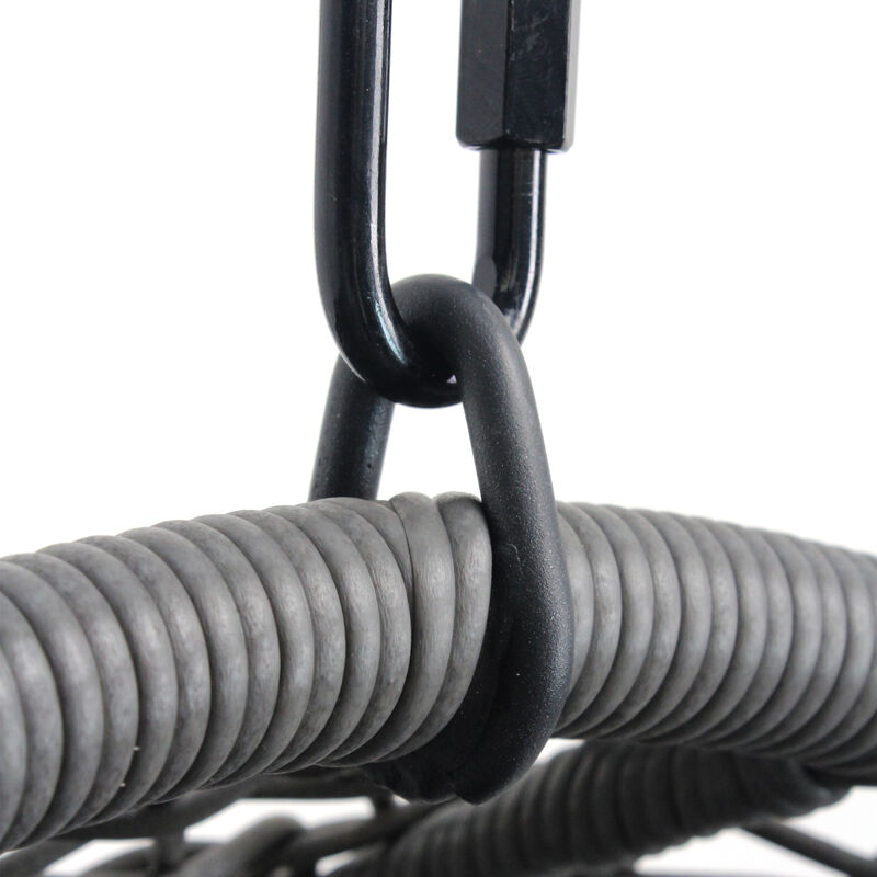 New Comming Outdoor Indoor PE Wicker Swing Egg Chair Gray Color