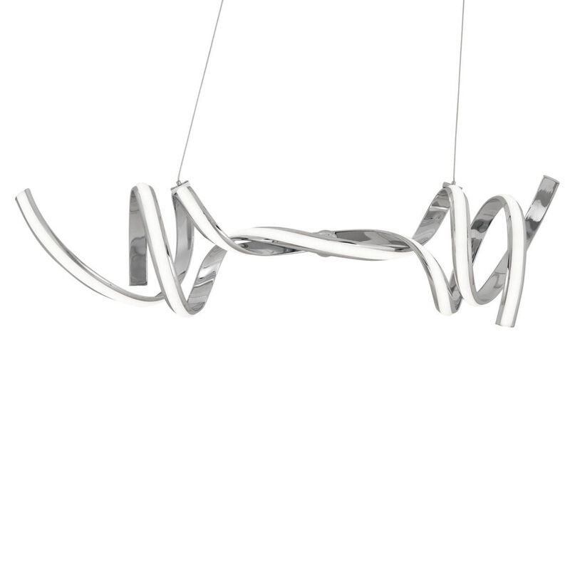 Munich Chandelier Chrome Metal Integrated LED Dimmable