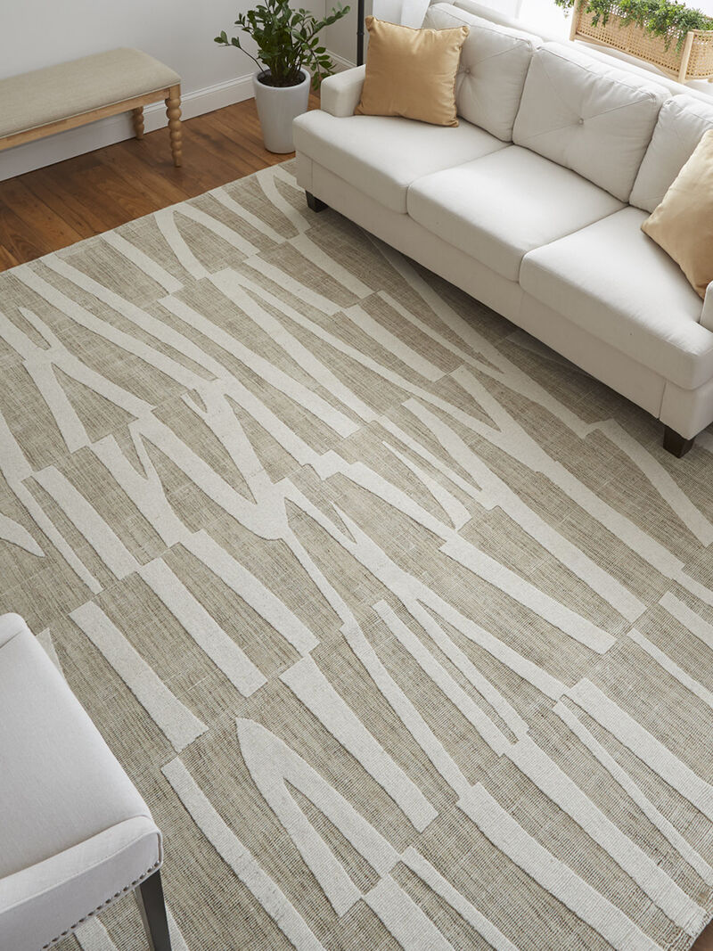 Peconic T8009 Linen 8' x 10' Rug By Thom Filcia