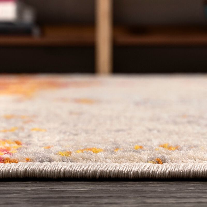 Sunset Modern Abstract Area Rug