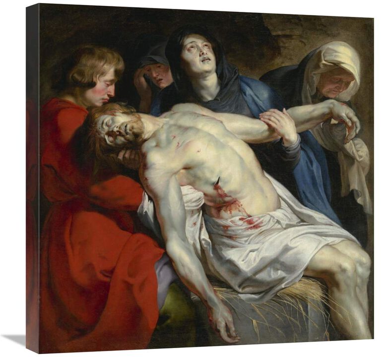 The Entombment-Canvas Art-24x24