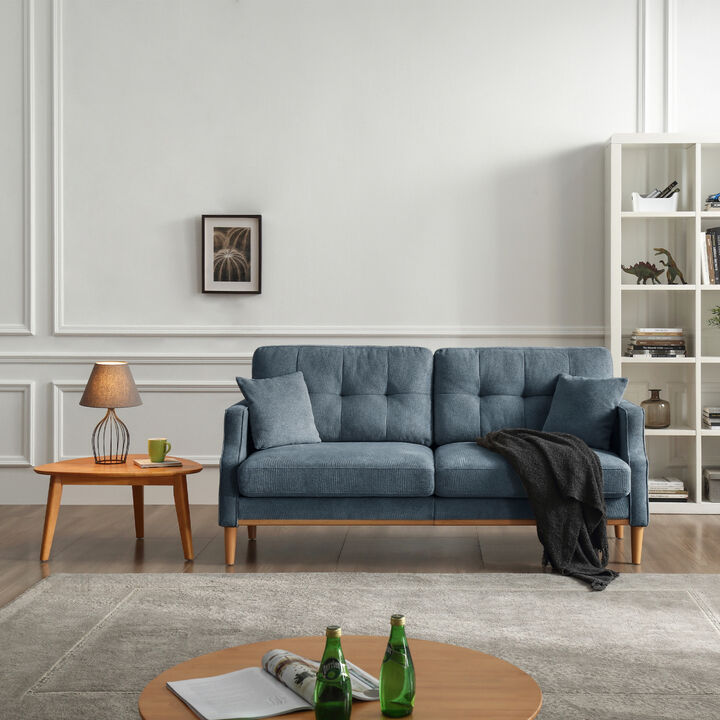 Living Space Sofa 3 Seater With Waterproof Fabric, USB Charge Port