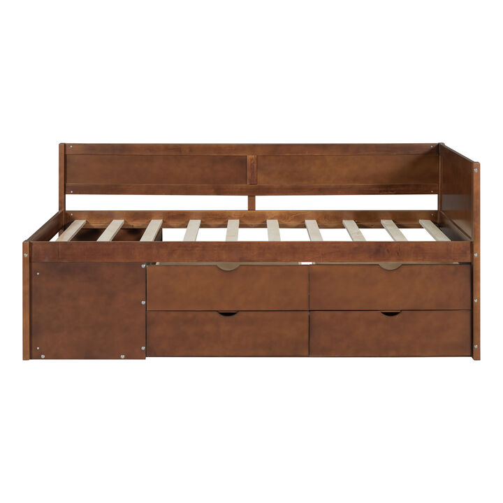 Merax Daybed with Drawers and Shelves