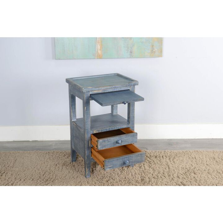 Sunny Designs Ocean Blue Side Table