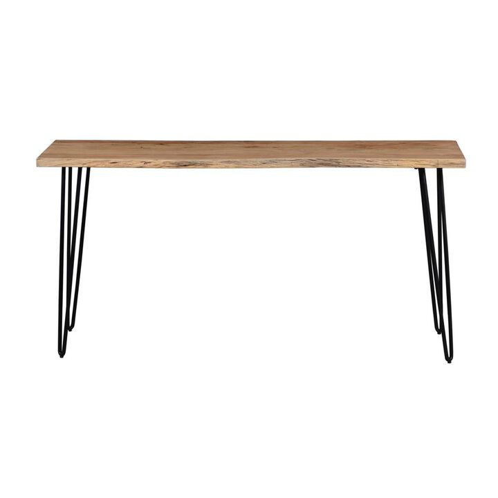 Jofran Solid Acacia Counter Height Sofa Dining Table