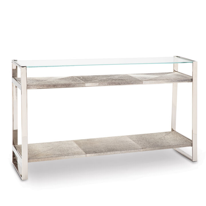 Andres Hair on Hide Console Table